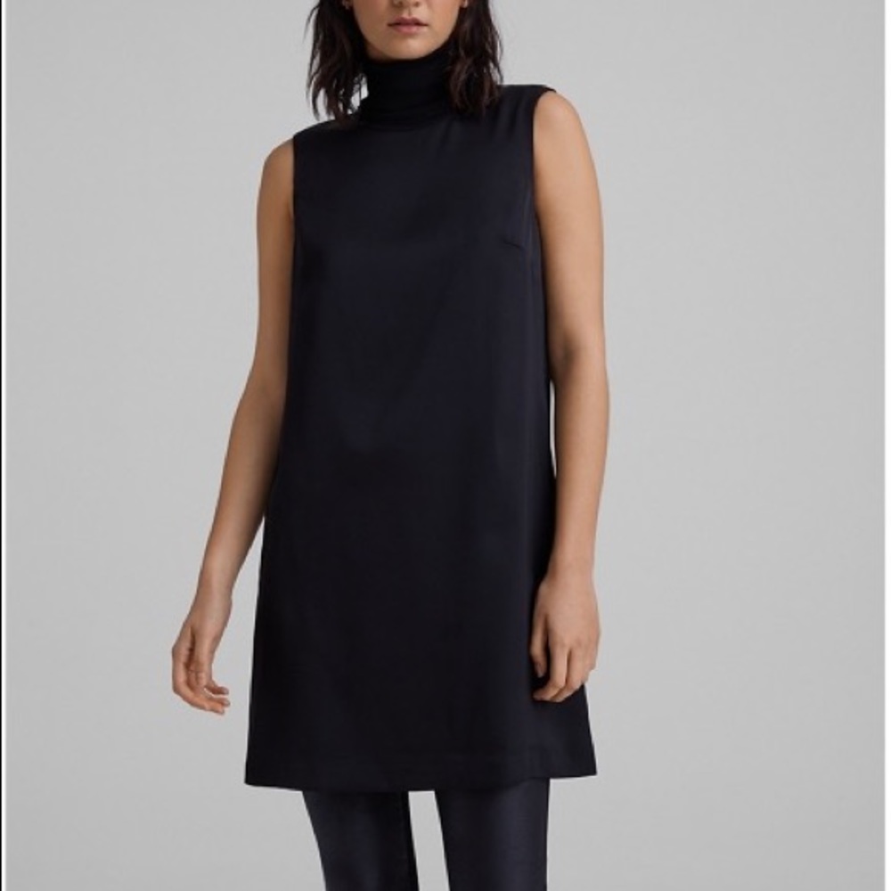 Black Club Monaco dress with turtle neck. Size 0.